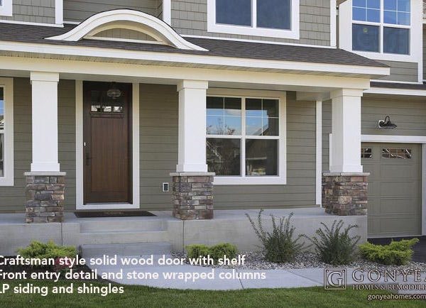 Front entry of home exterior