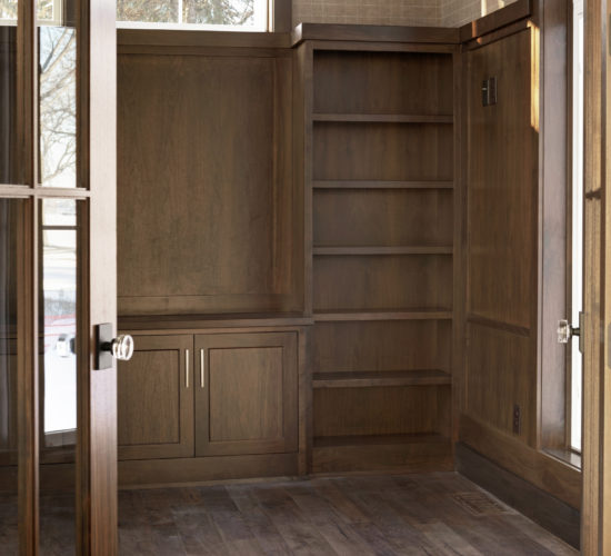 Office with built-ins