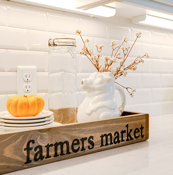 Fall kitchen decor