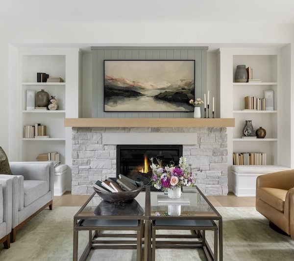 Living Room Built By Local Builder