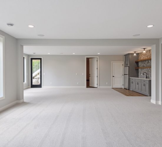 Lower Level rec room with bar